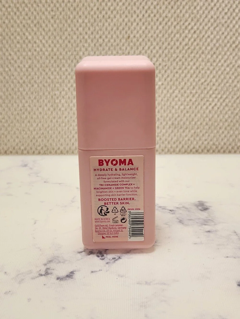 Byoma Moisturizing Gel Cream Travel Size .68 oz